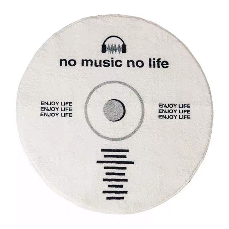 "No Music No Life" CD Rug